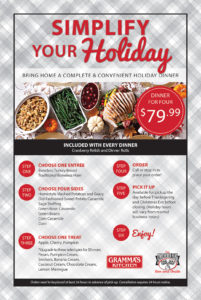 Holiday Meals To Go