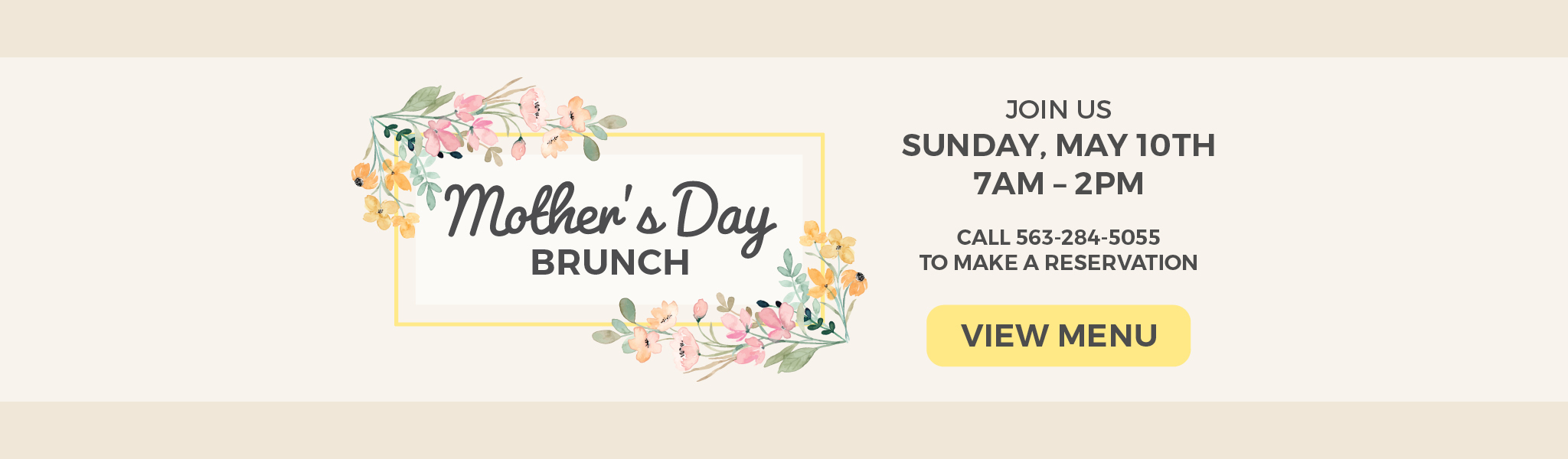 Mother's Day Brunch Walcott